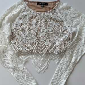 For Love and Lemons Lace Crop Top